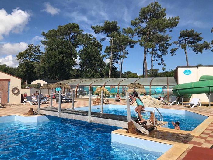 Piscine camping proche pistes cyclables Jard sur Mer